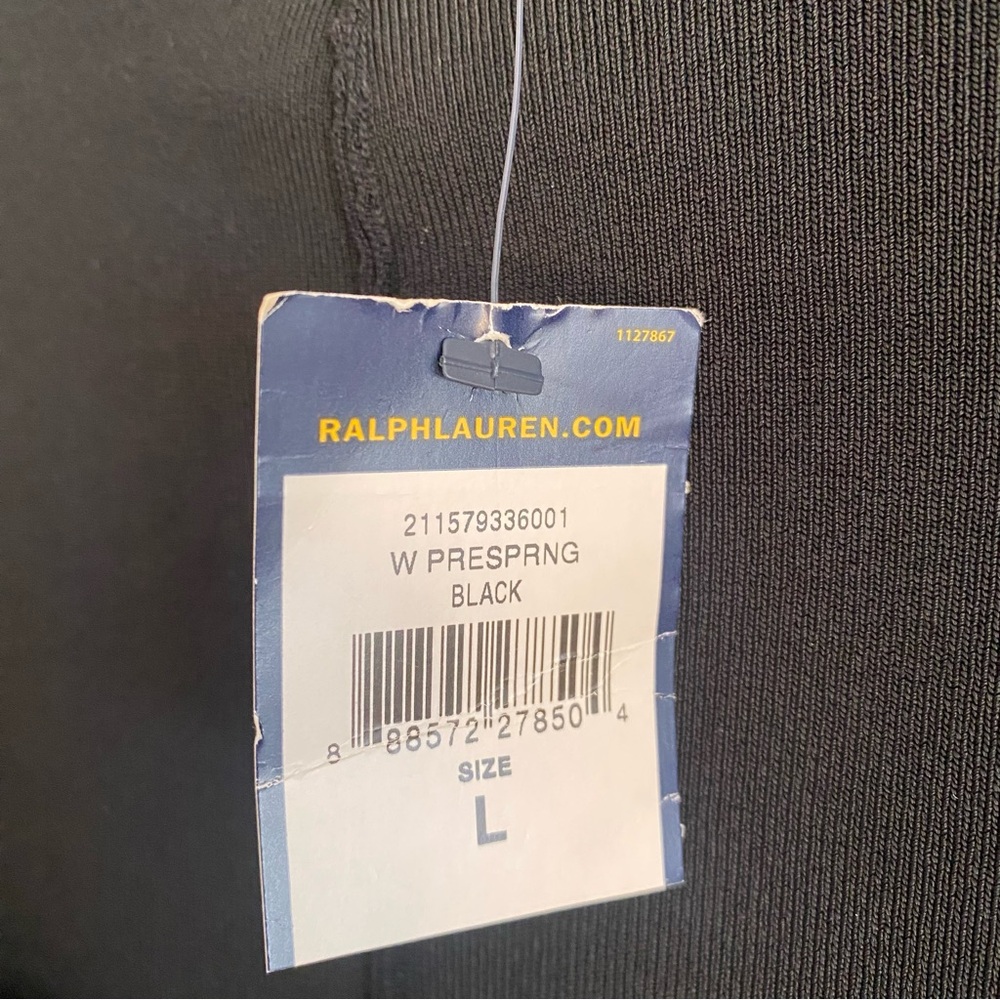 NWT. POLO Ralph Lauren black L top. - Picture 4 of 6